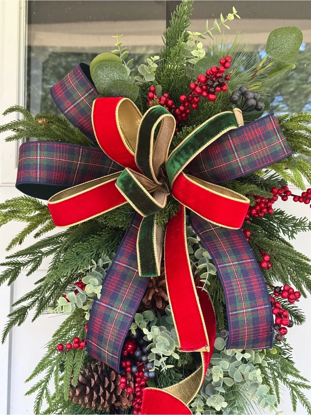 Traditional Tartan Winter/Christmas Wreath